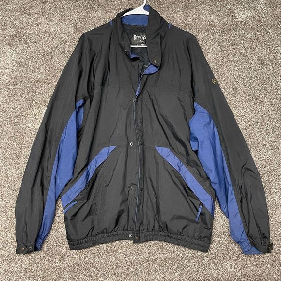 Footjoy Dryjoys Mens  Long Sleeve Windbreaker Jacket Zipper Snaps Size XL - Picture 1 of 11